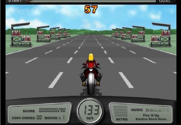 Motociclista de la Pesada