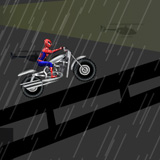 Spiderman Conduciendo por la Ciudad